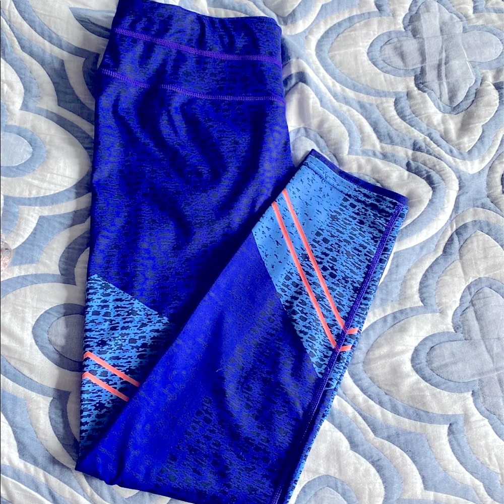 Athleta Animal Print w/Coral Accents